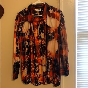 Old navy bleached flanne